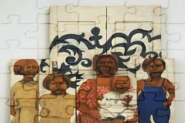 Familia monoparental jigsaw puzzle