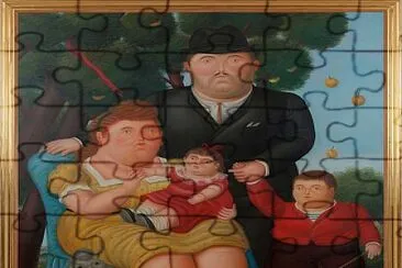 Familia nucleada jigsaw puzzle