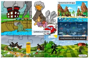 Contaminación del medio ambiente jigsaw puzzle