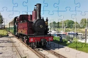 Locomotive a Crotoy jigsaw puzzle