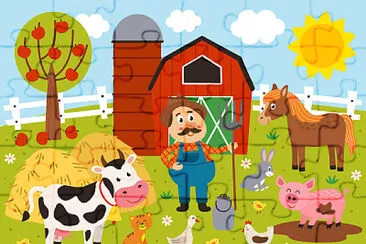 פאזל של FARM ANIMALS