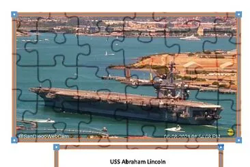 פאזל של USS Abraham Lincoln