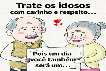 פאזל של TRATE OS IDOSOS COM RESPEITO