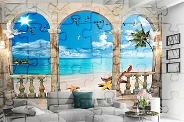 Vue du lounge jigsaw puzzle