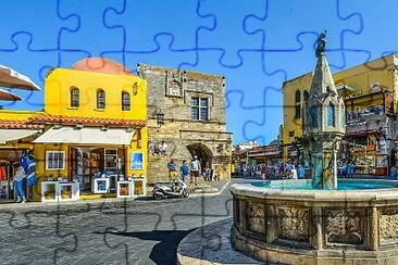 Rhodes Greece jigsaw puzzle