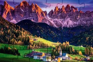 Los Dolomitas-Italia jigsaw puzzle