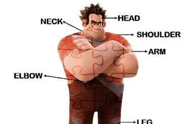 BODY PARTS jigsaw puzzle