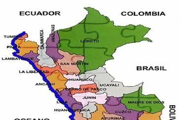 MAPA DEL PERÚ jigsaw puzzle