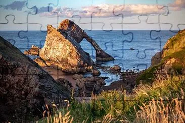 Bowfiddle Rock, Scotland jigsaw puzzle