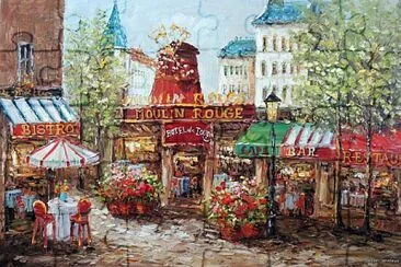 Au fond le moulin rouge jigsaw puzzle