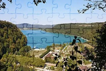 Lac de Chalain jigsaw puzzle