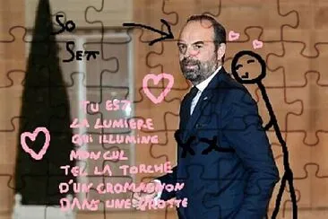 פאזל של c 'est une photo d 'Edouard Philippe