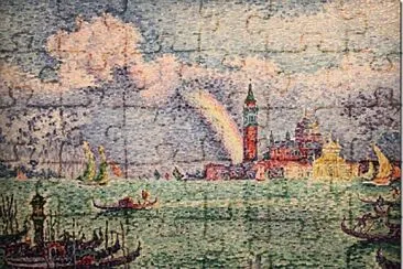 Signac Venise arc en ciel jigsaw puzzle