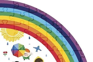 RAINBOW COLORS jigsaw puzzle