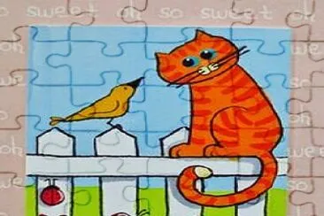 פאזל של Bird and Kitty