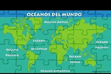 פאזל של Los océanos del mundo