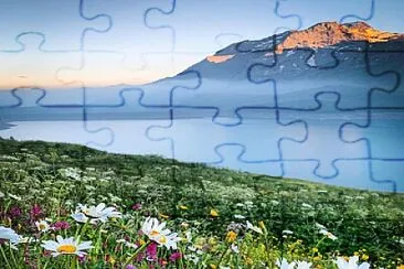 Lac du Mont-Cenis Valfréjus jigsaw puzzle