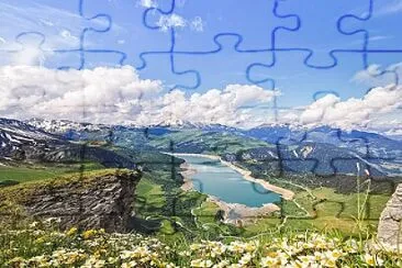 Lac des Fées Méribel, Coeur des 3 Vallées jigsaw puzzle