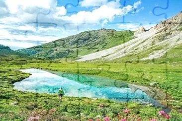 Lac des Fées Méribel, Coeur des 3 Vallées jigsaw puzzle