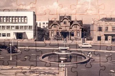 Praça da Bandeira- Erechim. Ano: 1956