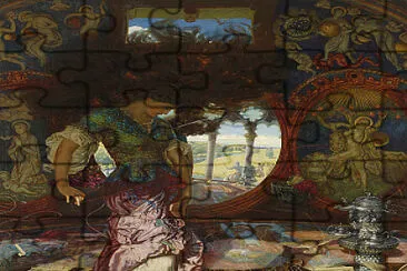 Lady of Shalott jigsaw puzzle