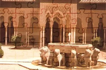 פאזל של 1982 patio de los leones (Alhambra de Granada)