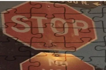 Stop jigsaw puzzle