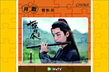 Chinese actor Xiao Zhan jigsaw puzzle