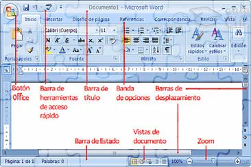 menu inicio word