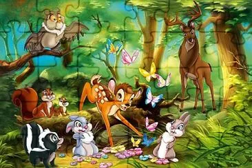 Bambi et ses amis. jigsaw puzzle