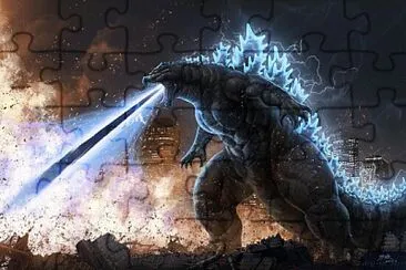 gozilla el rey de los mounstros jigsaw puzzle