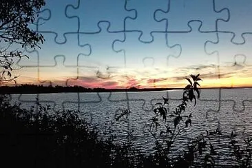 Atardecer en Laguna Iberá - Corrientes. Argentina jigsaw puzzle