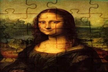 Monalisa jigsaw puzzle