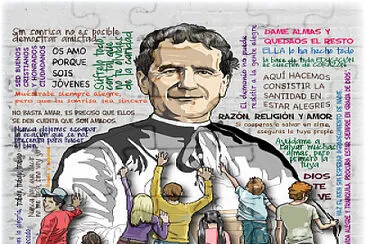 פאזל של DON BOSCO Y LA JUVENTUD