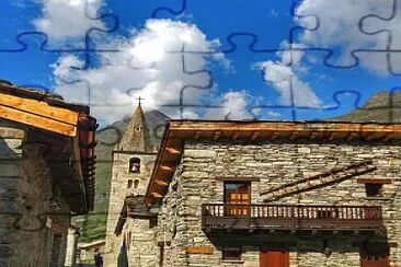 Bonneval sur Arc Savoie jigsaw puzzle