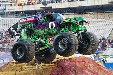 colorful monster truck jigsaw puzzle