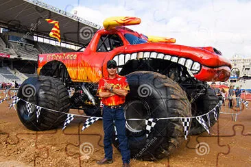 colorful monster truck