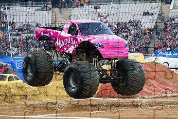 colorful monster truck