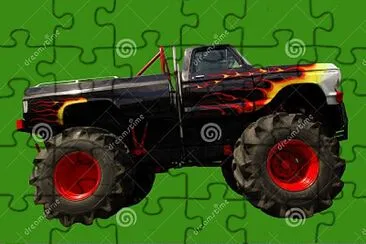 colorful monster truck