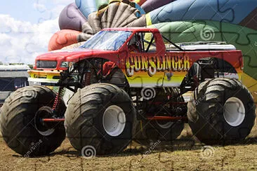 colorful monster truck