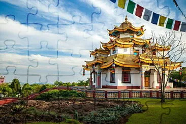 Templo budista - Brasil jigsaw puzzle