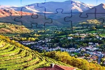 Saint Jean Pied de Port -Garazi jigsaw puzzle