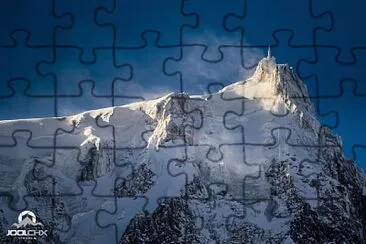 Aiguille Du Midi, 3842 Mètres. jigsaw puzzle