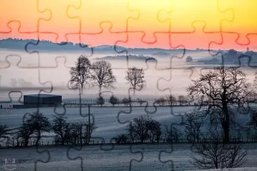 Winter Dawn Scotland jigsaw puzzle