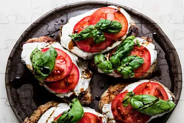 Pork Chop Caprese