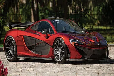 mclaren p1 jigsaw puzzle