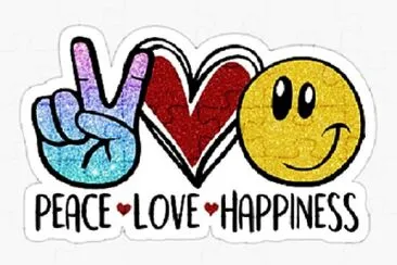 Peace Love Happiness jigsaw puzzle