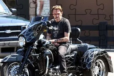 Johnny Hallyday moto