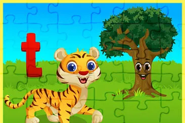 Consonant T jigsaw puzzle