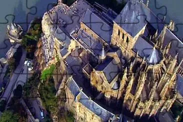 Mont St Michel, les toits jigsaw puzzle